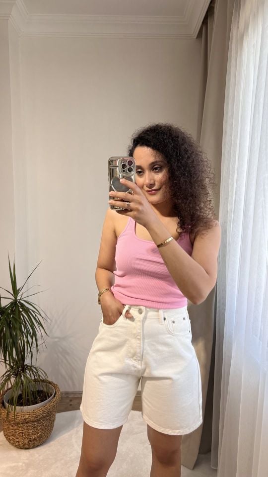 Şeker Pembe Askılı Atlet