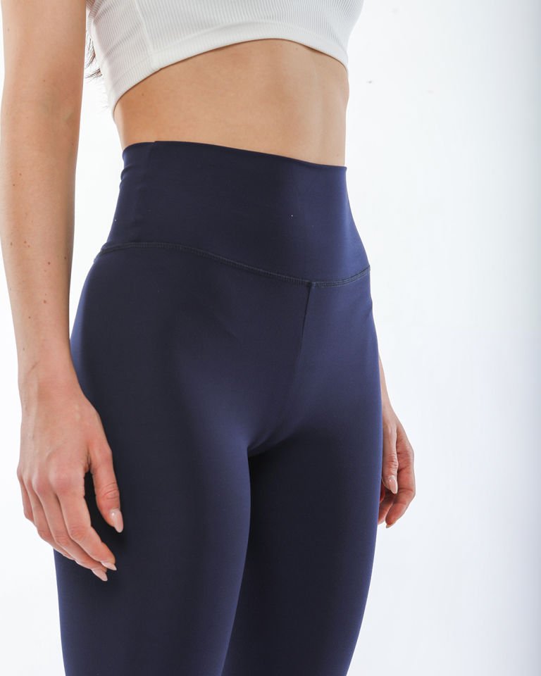 Lacivert Modal Spor Tayt