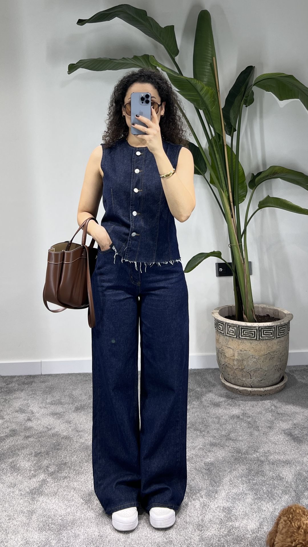 Denim İkili Takım