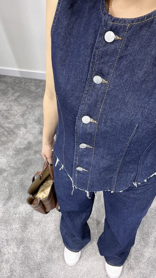 Denim İkili Takım