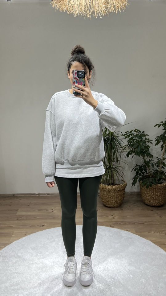 Gri Basic Sweatshirt