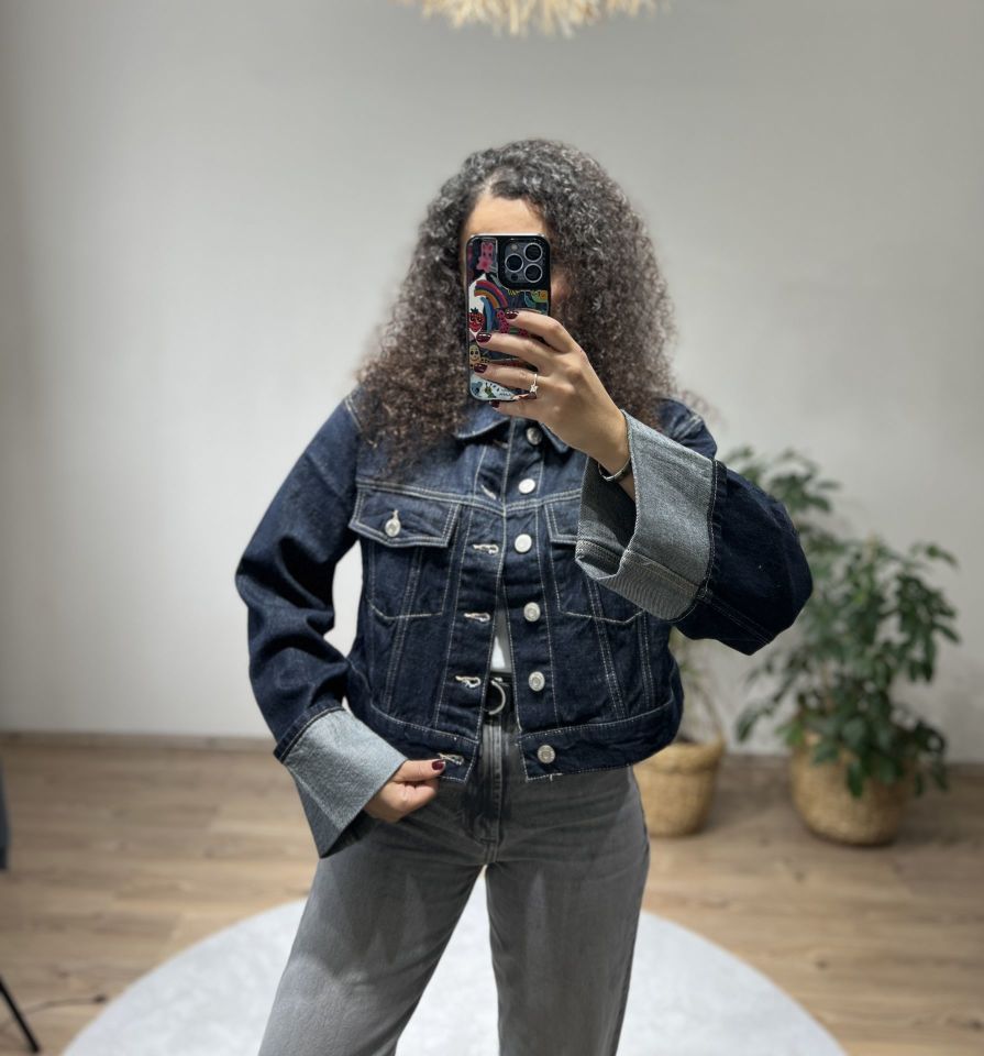 Orj Marka Denim Ceket