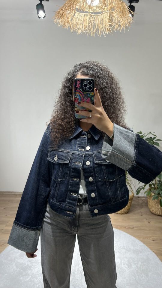 Orj Marka Denim Ceket