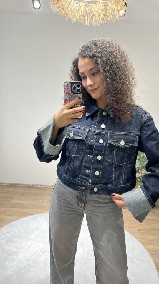 Orj Marka Denim Ceket