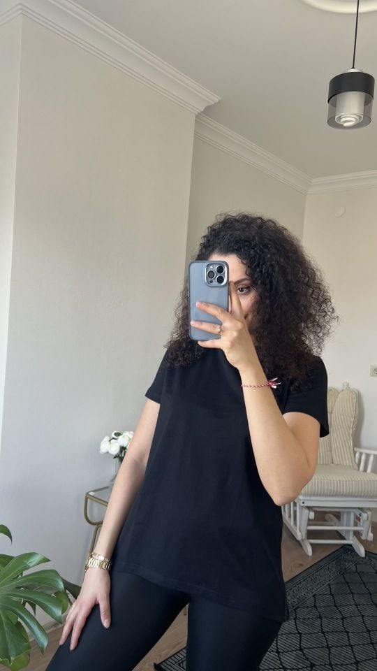 Quzu Basic Tshirt Siyah