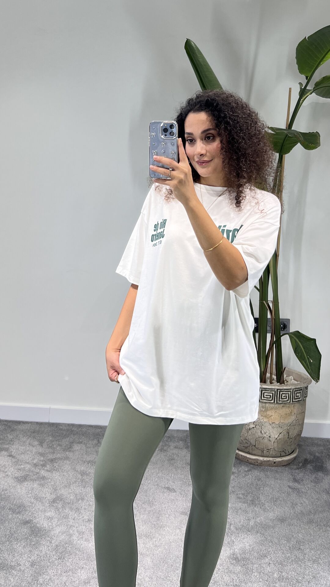 Modal Dökümlü Oversize Tshirt